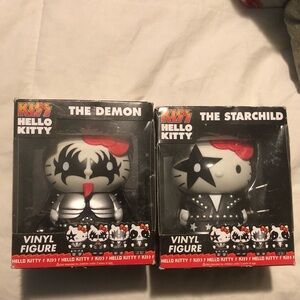 NIB FUNKO HELLO KITTY KISS Collab Figurines Vintage 2008 The Demon The Starchild